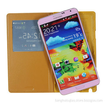 Battery Cover Case for Samsung Note 3, PU Leather Mobile Phone Cases